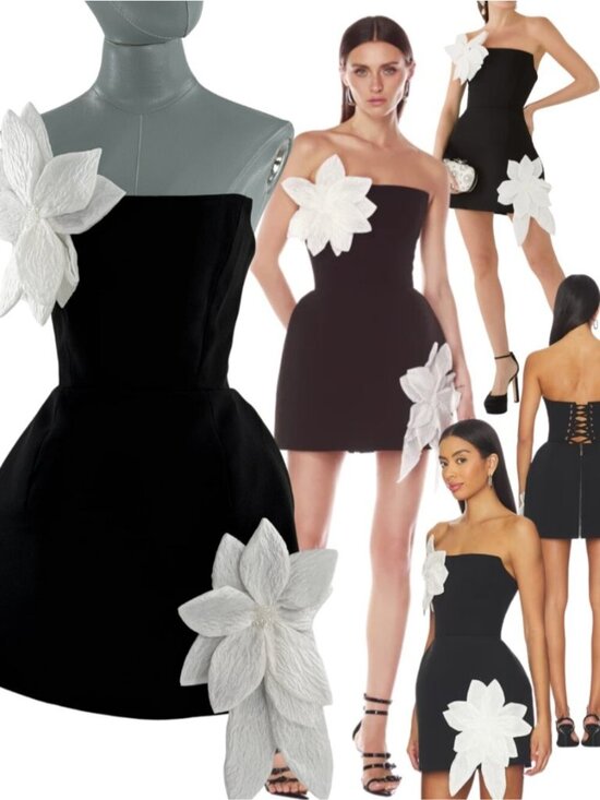 Bronx and Banco Dresses & Skirts - 🆕 BRONX & BANCO 🧿 NWOT Jasmine Maraya Black & White Mini Dress, Sz XS US 2